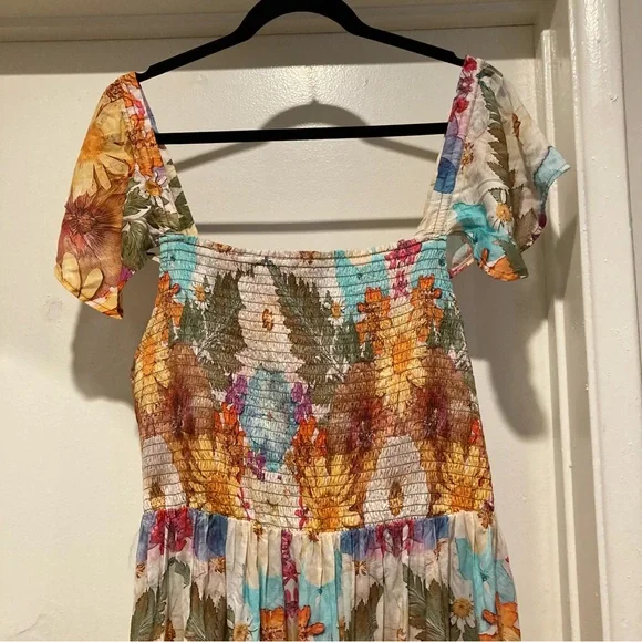 Anthropologie Moxy Collective Smocked
Floral Flutter Sleeve Sleep Dress - Picture 6 of 13